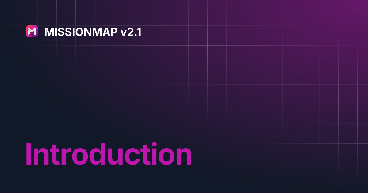 Introduction | MISSIONMAP v2.1